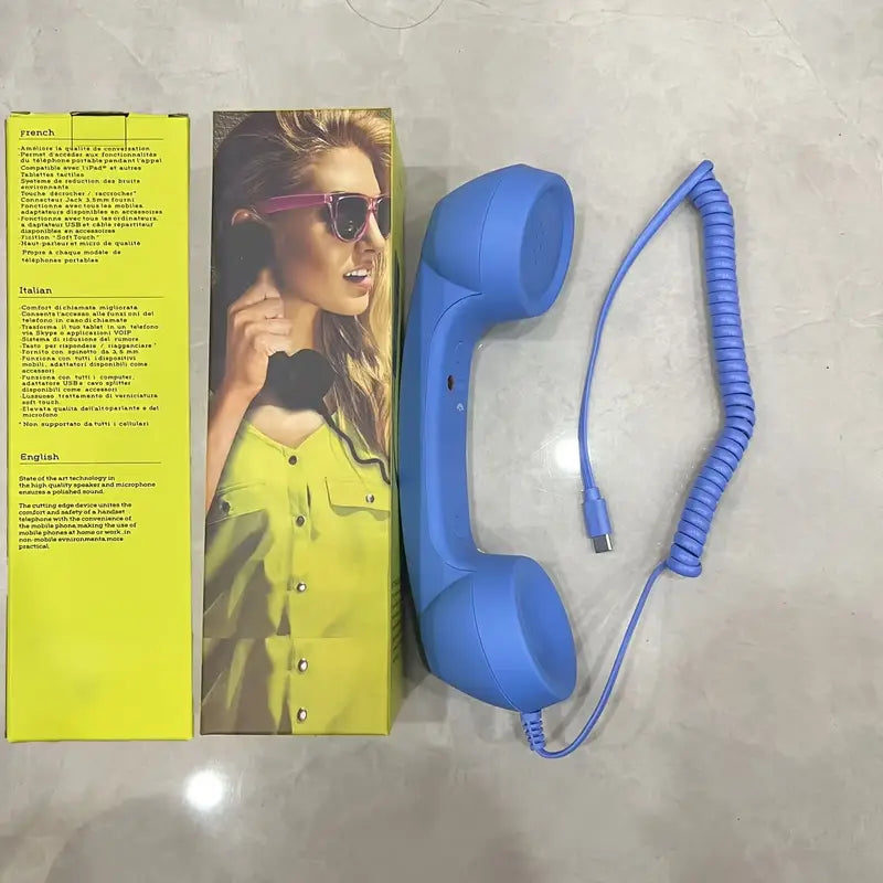 π Retro Handset Phone Receiver β Vintage Vibes with Modern Twist! πΆ
