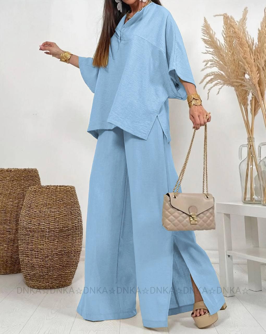 Women's summer suit shirt + pants