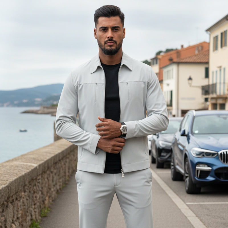 🔥Limited stock available 50% OFF🔥✈️Men's Casual 2-Piece Set