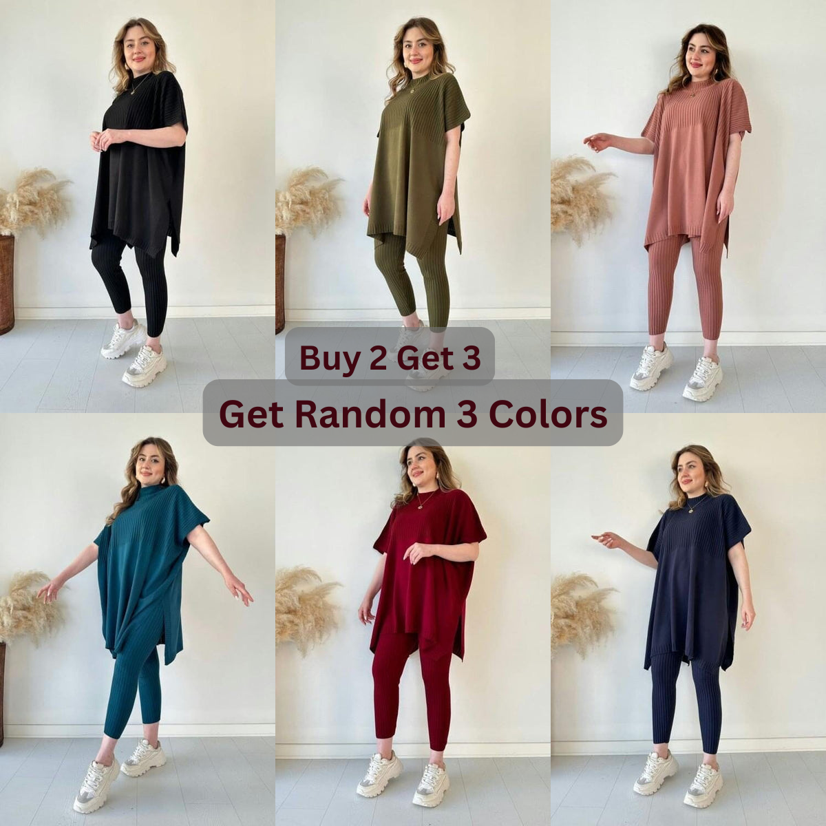 š„Knitted Two-piece Set - Universal Size Fit