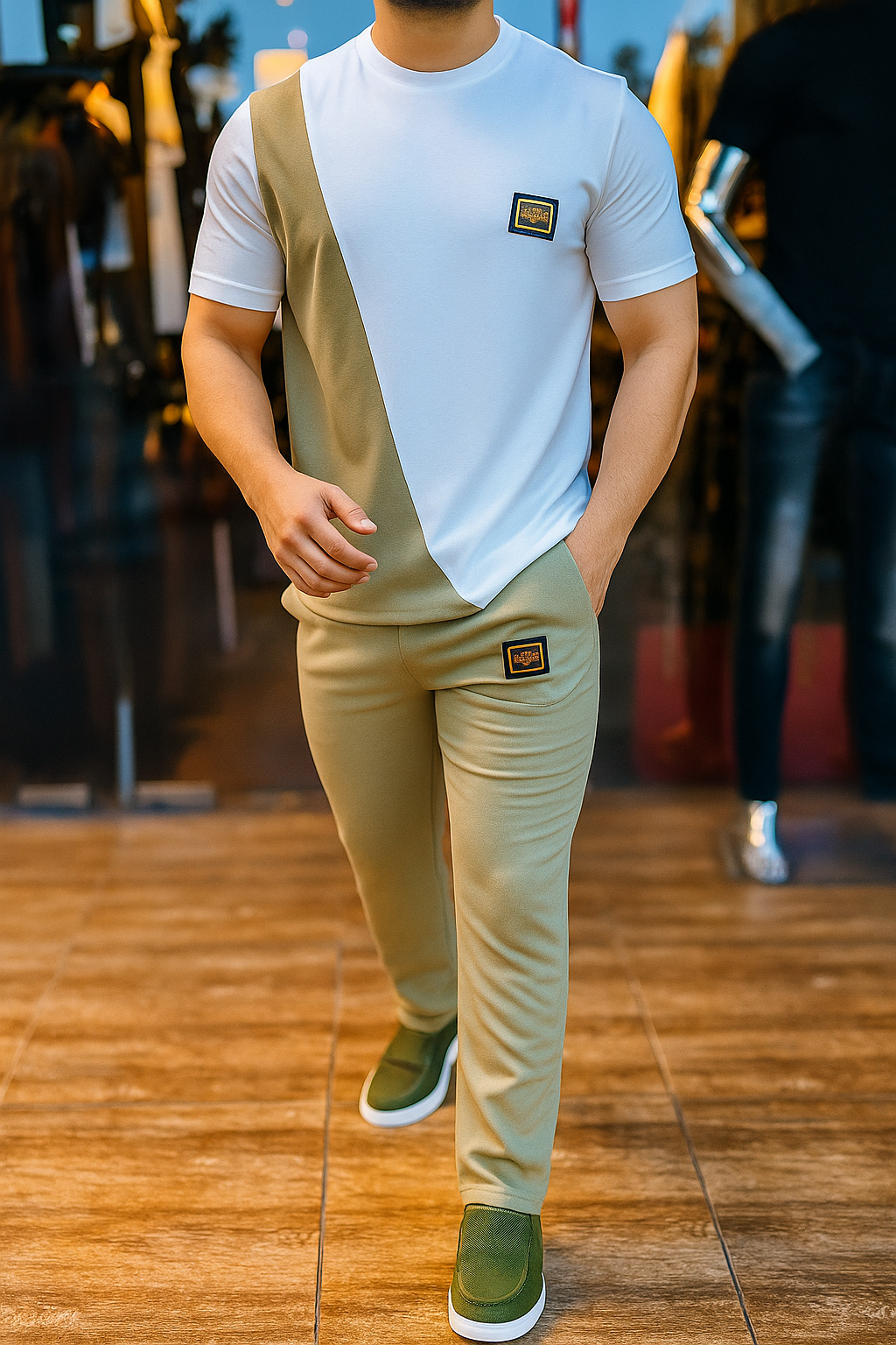 ⏳Time-limited Special⏰Men's Casual Crew Neck Top and Pants Set