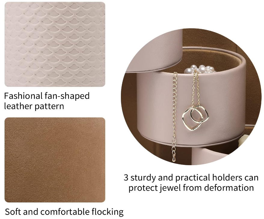 Portable Travel Jewelry Organizer Roll Case