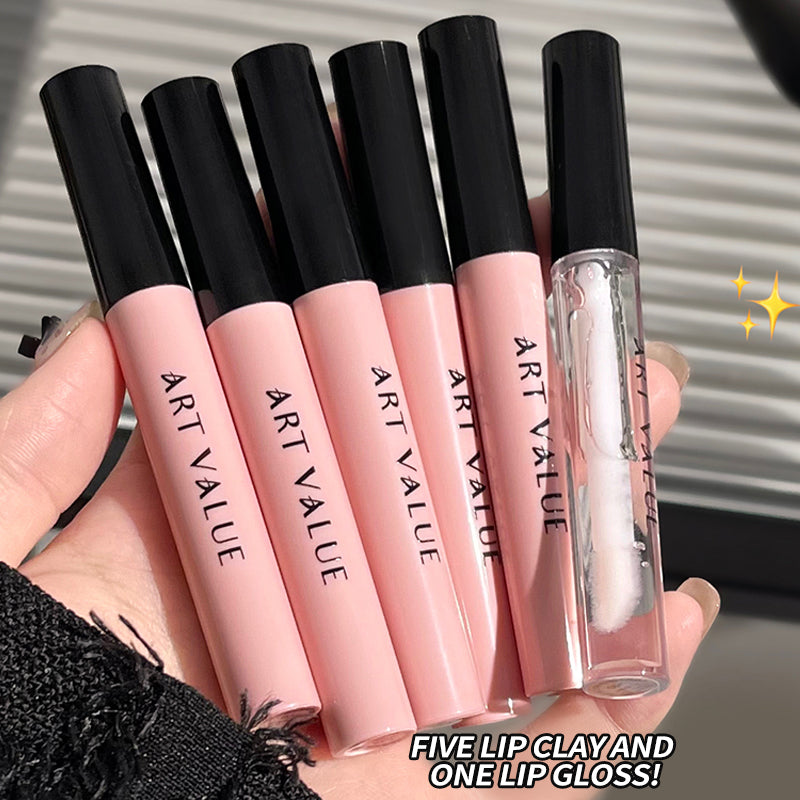 π ART VALUE Luxury Lipstick Gift Set with Necklace