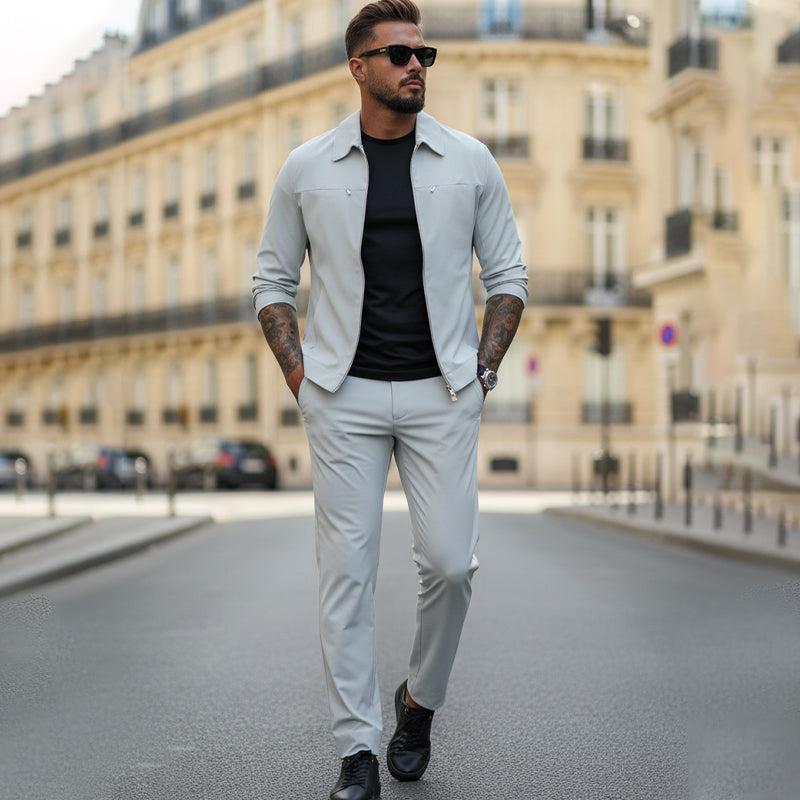 🔥Limited stock available 50% OFF🔥✈️Men's Casual 2-Piece Set