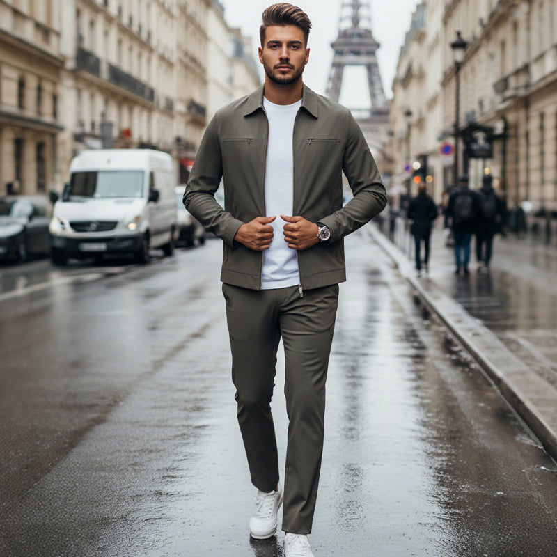 🔥Limited stock available 50% OFF🔥✈️Men's Casual 2-Piece Set