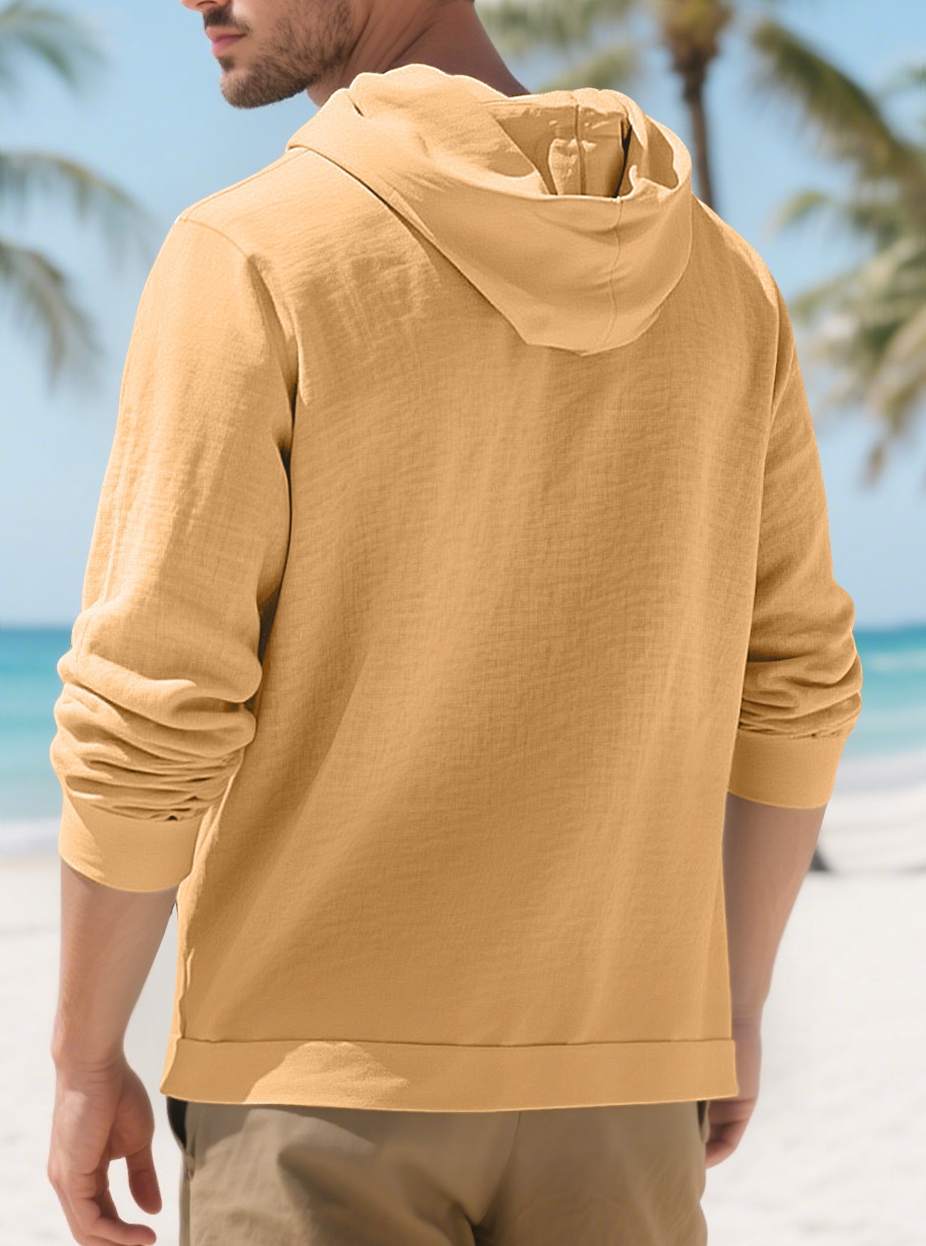 Men's Hooded Casual Loose Jacket & Pants 2-Piece Set