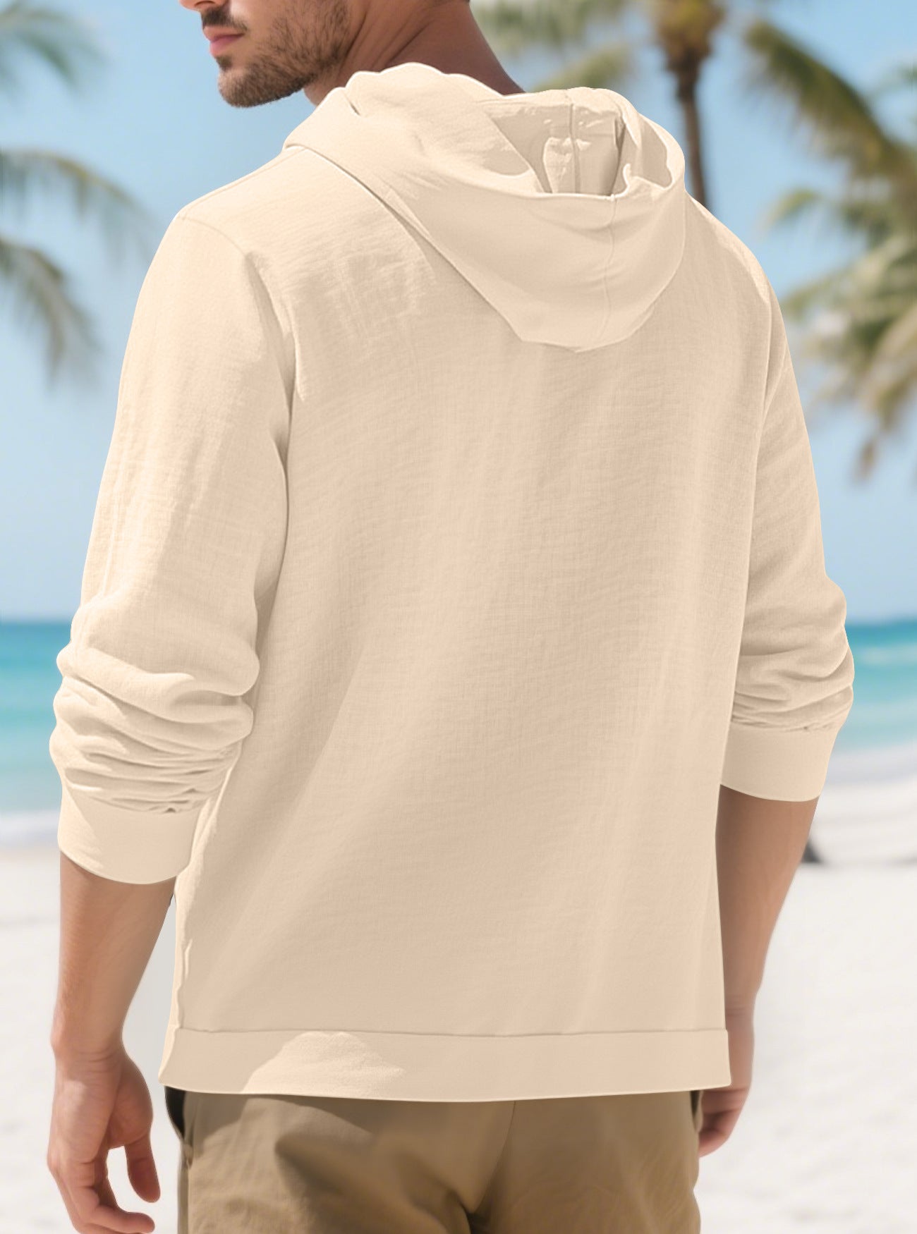 Men's Hooded Casual Loose Jacket & Pants 2-Piece Set