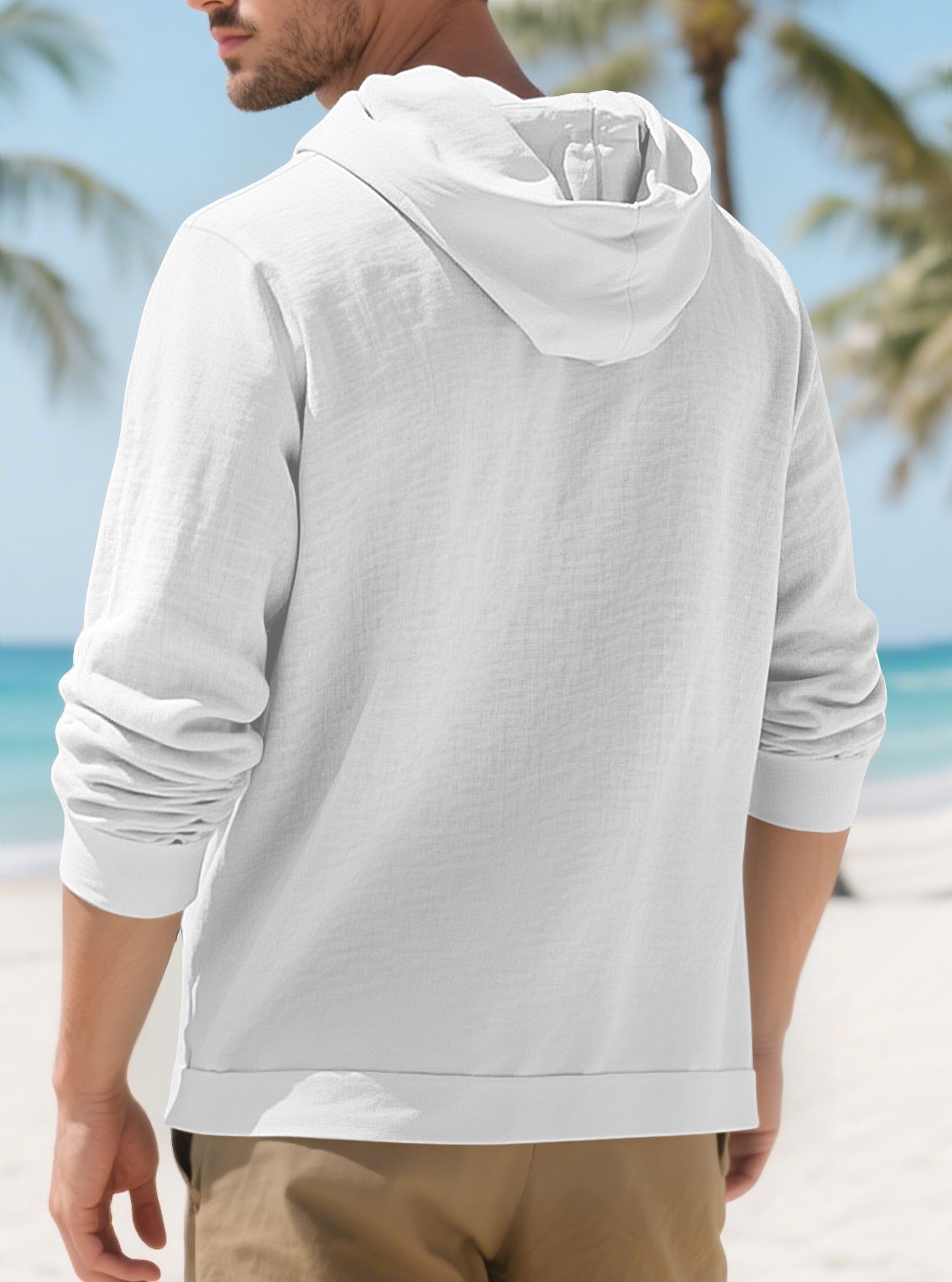Men's Hooded Casual Loose Jacket & Pants 2-Piece Set