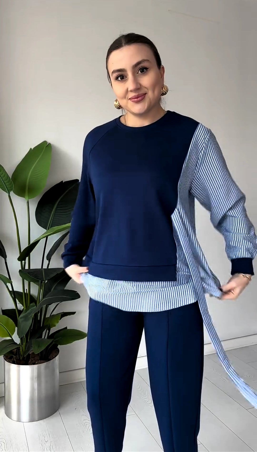 2025 New Designđź‘— Stylish Long Sleeve Garnished 2-piece Suit