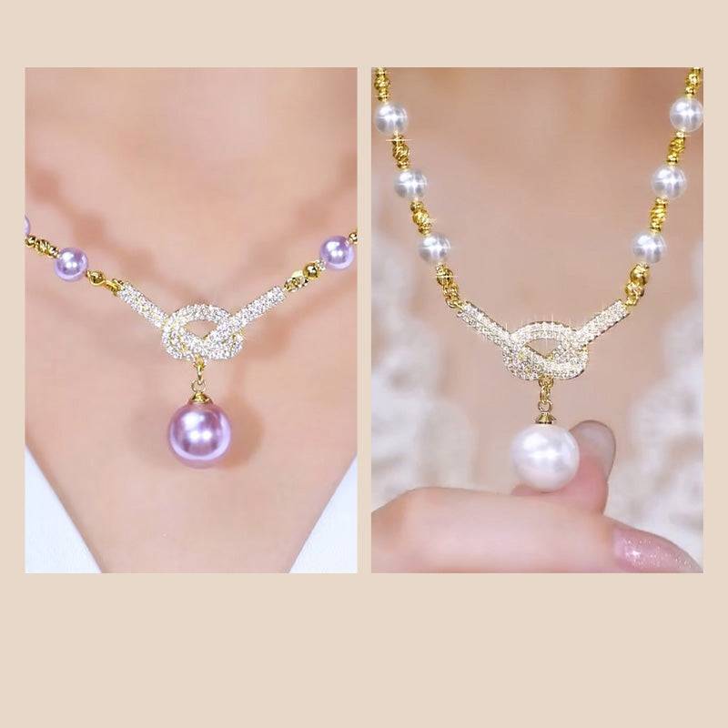 💜 Women's Pearl Necklace