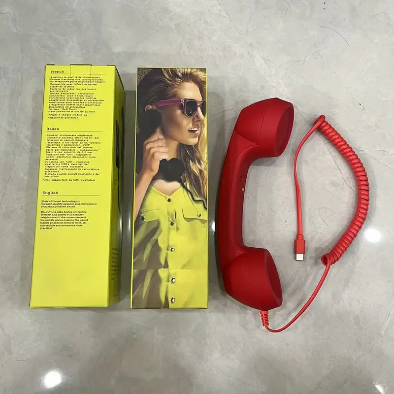 π Retro Handset Phone Receiver β Vintage Vibes with Modern Twist! πΆ