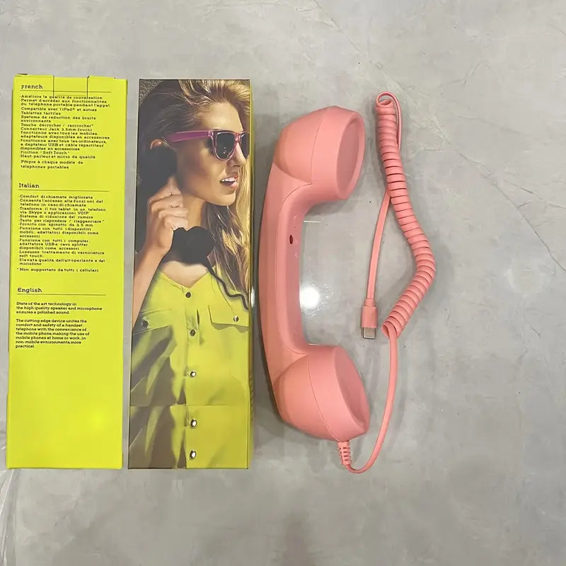 π Retro Handset Phone Receiver β Vintage Vibes with Modern Twist! πΆ