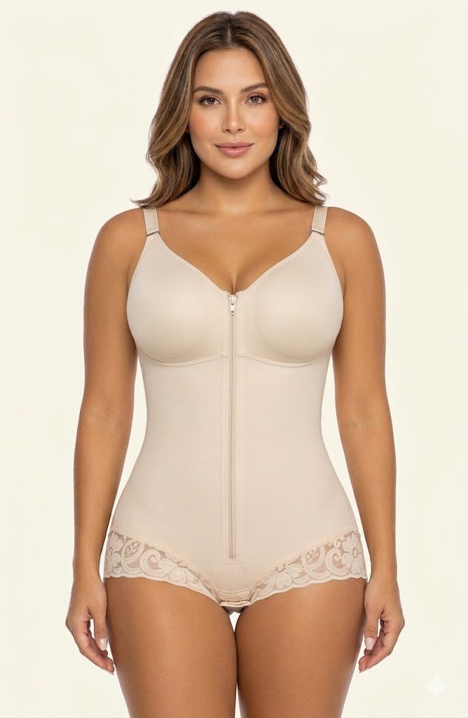 FAJAS COLOMBIANAS BRIEF SHORT SHAPEWEAR TUMMY CONTROL BUTT LIFTER SHAPER WITH ZIPPER CROTCH