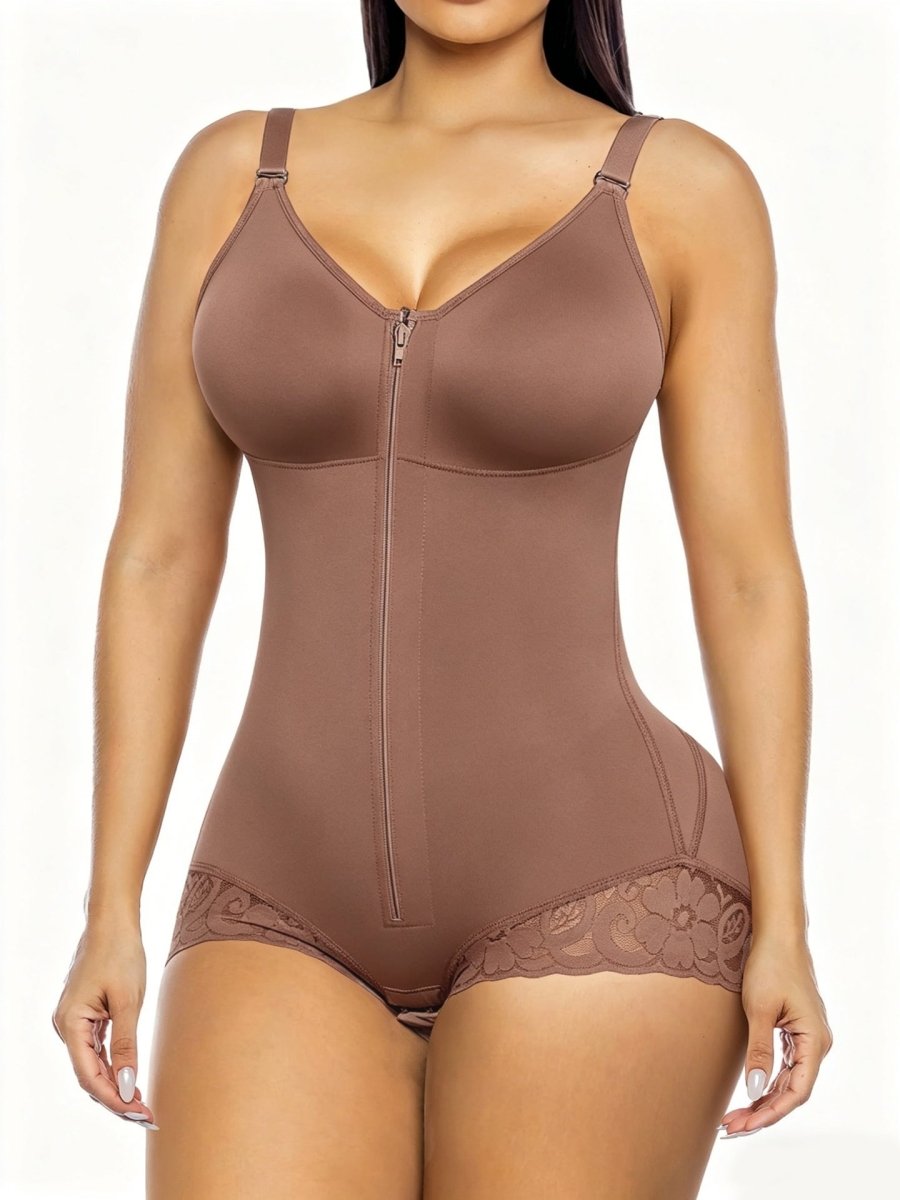 FAJAS COLOMBIANAS BRIEF SHORT SHAPEWEAR TUMMY CONTROL BUTT LIFTER SHAPER WITH ZIPPER CROTCH