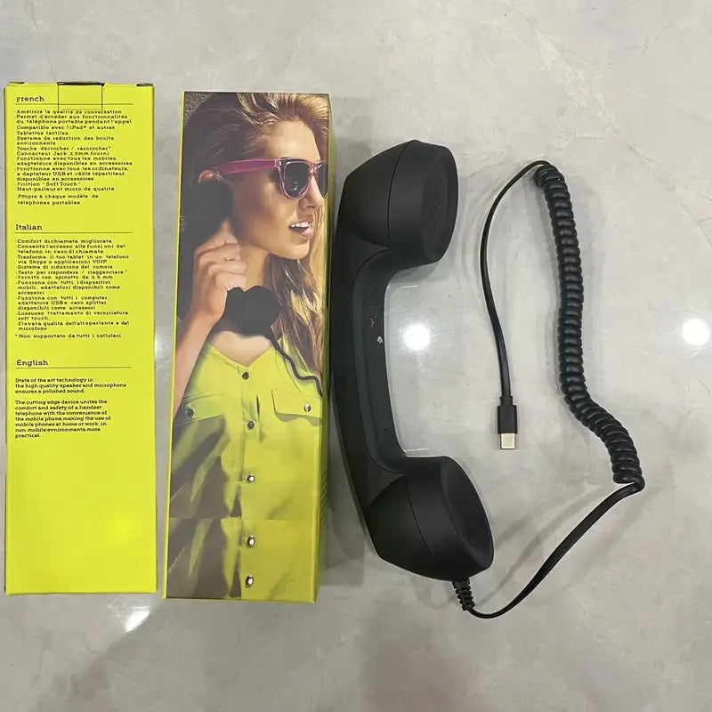 π Retro Handset Phone Receiver β Vintage Vibes with Modern Twist! πΆ
