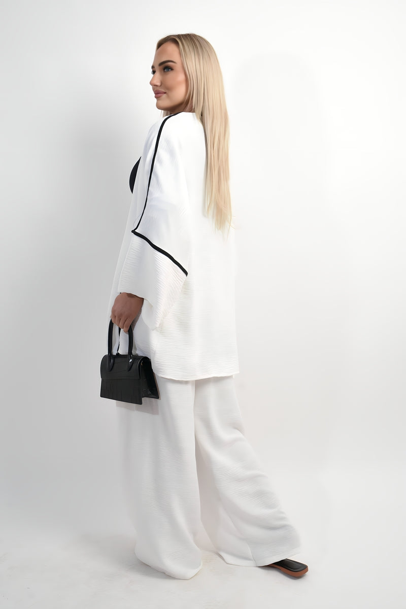 Oversized Cardigan & Wide Leg Co-ord Set