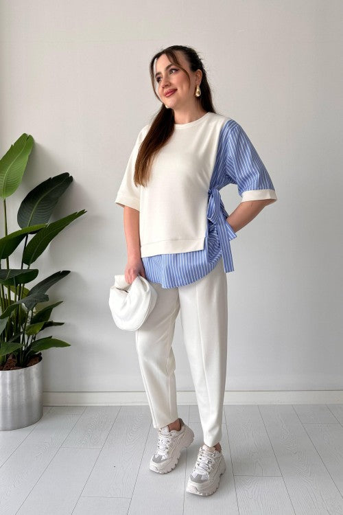 2025 New Designđź‘— Stylish Long Sleeve Garnished 2-piece Suit