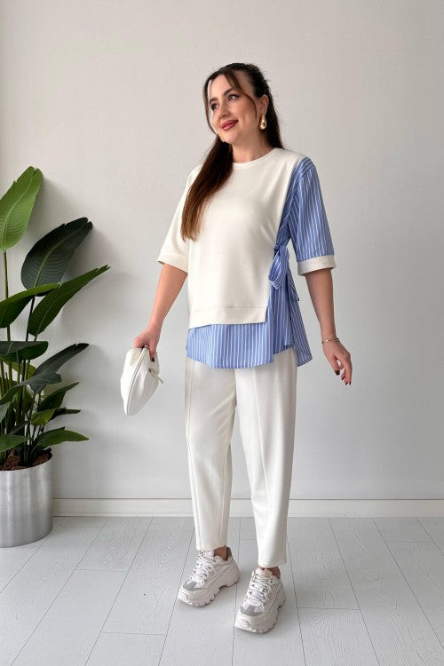 2025 New Designđź‘— Stylish Long Sleeve Garnished 2-piece Suit