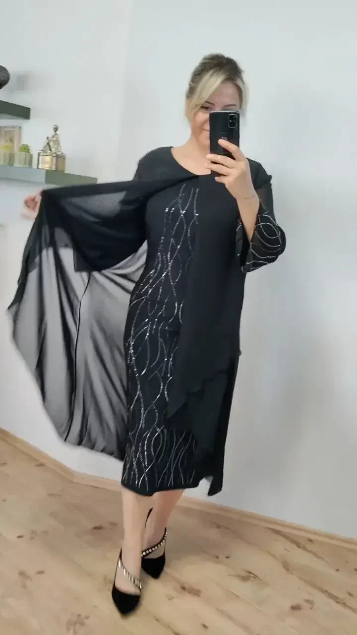 2025 fashion chiffon dress