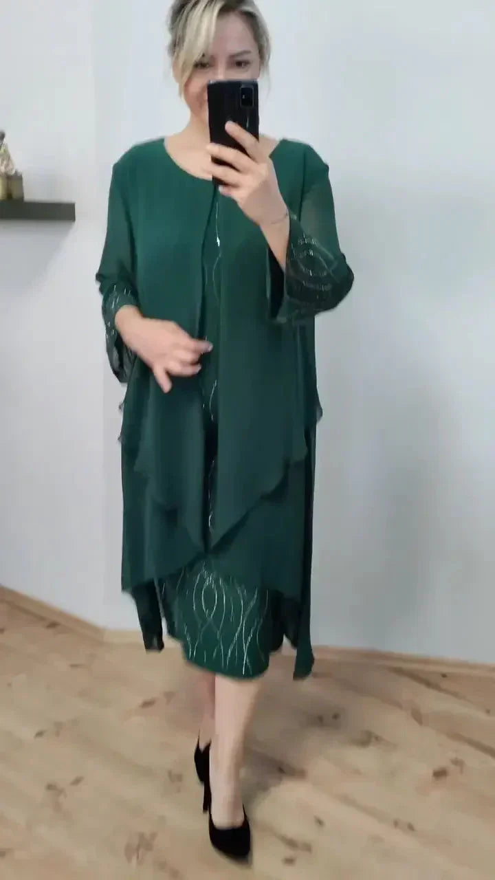 2025 fashion chiffon dress