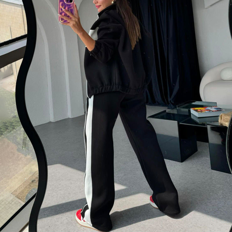 🎉Spring Sale 49% off 🛍️ Women's Two-Piece Color-Block Tracksuit