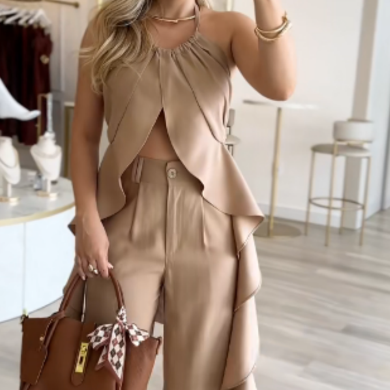 👗 "Elegant Ruffle Set" 🌸, make every day full of confidence and beauty! 🌹