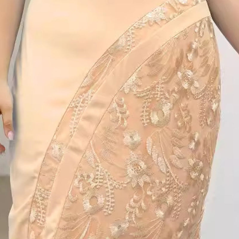 Elegant Floral Lace Dress