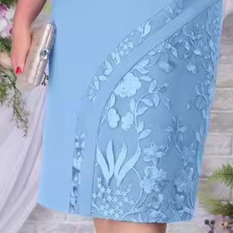 Elegant Floral Lace Dress