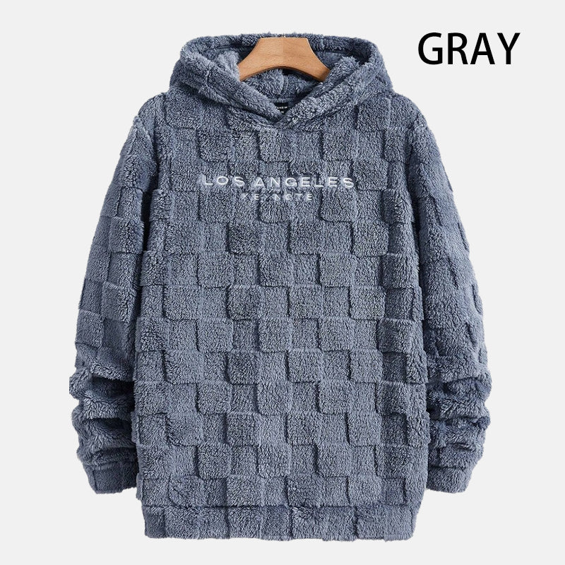 💥Limited-time 50% discount-Thick Loose Furry Hooded Sweatshirt