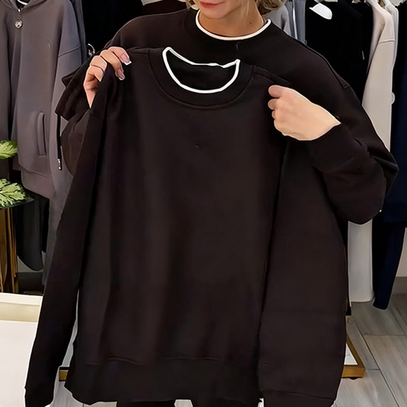 Women's 2 Piece Set of Crew Neck Top and Pants