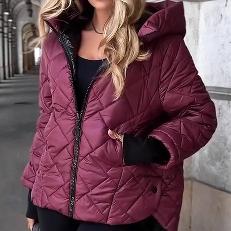 Women's Diamond Quilted Puffer Jacket
