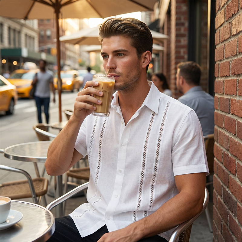 50% OFF ! Men's Button-Down Shirt – Breathable & Quick-Dry 🏃💨【Flash Sale】