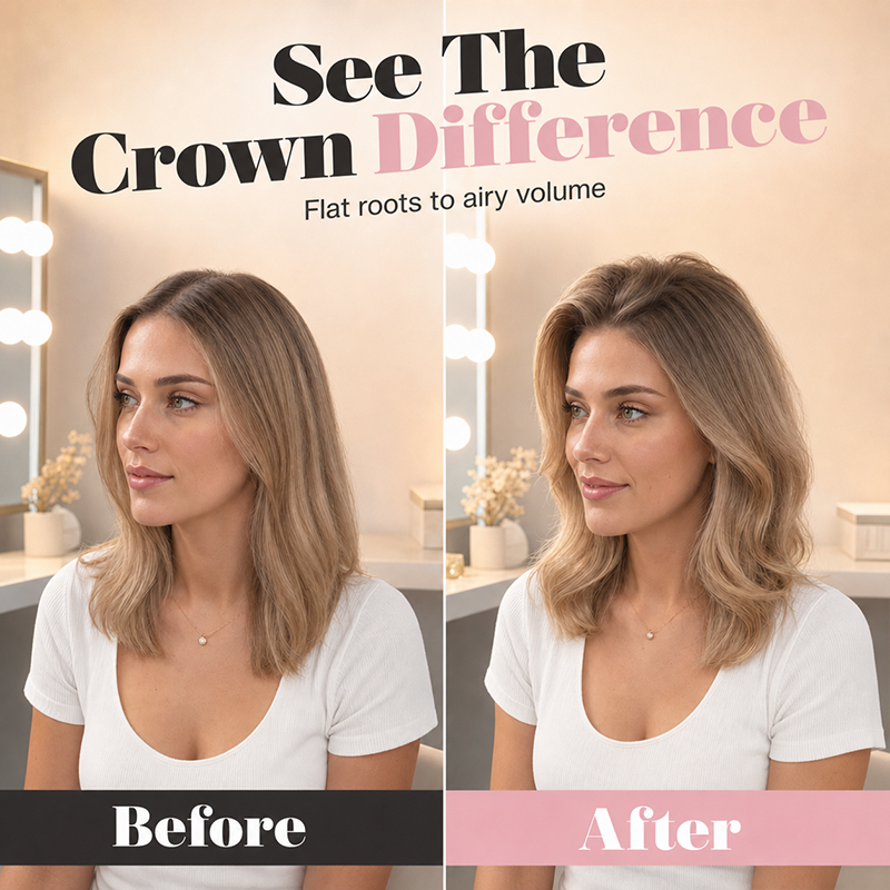 ๐48K+ Sold ๐ Wireless Heated Volumizing Root Lift Clip, Portable Travel Hair Styling Tool for Flat Fine Hair