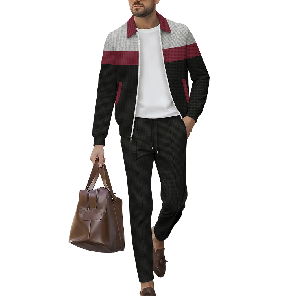 Men's Full-Zip Two Piece Set