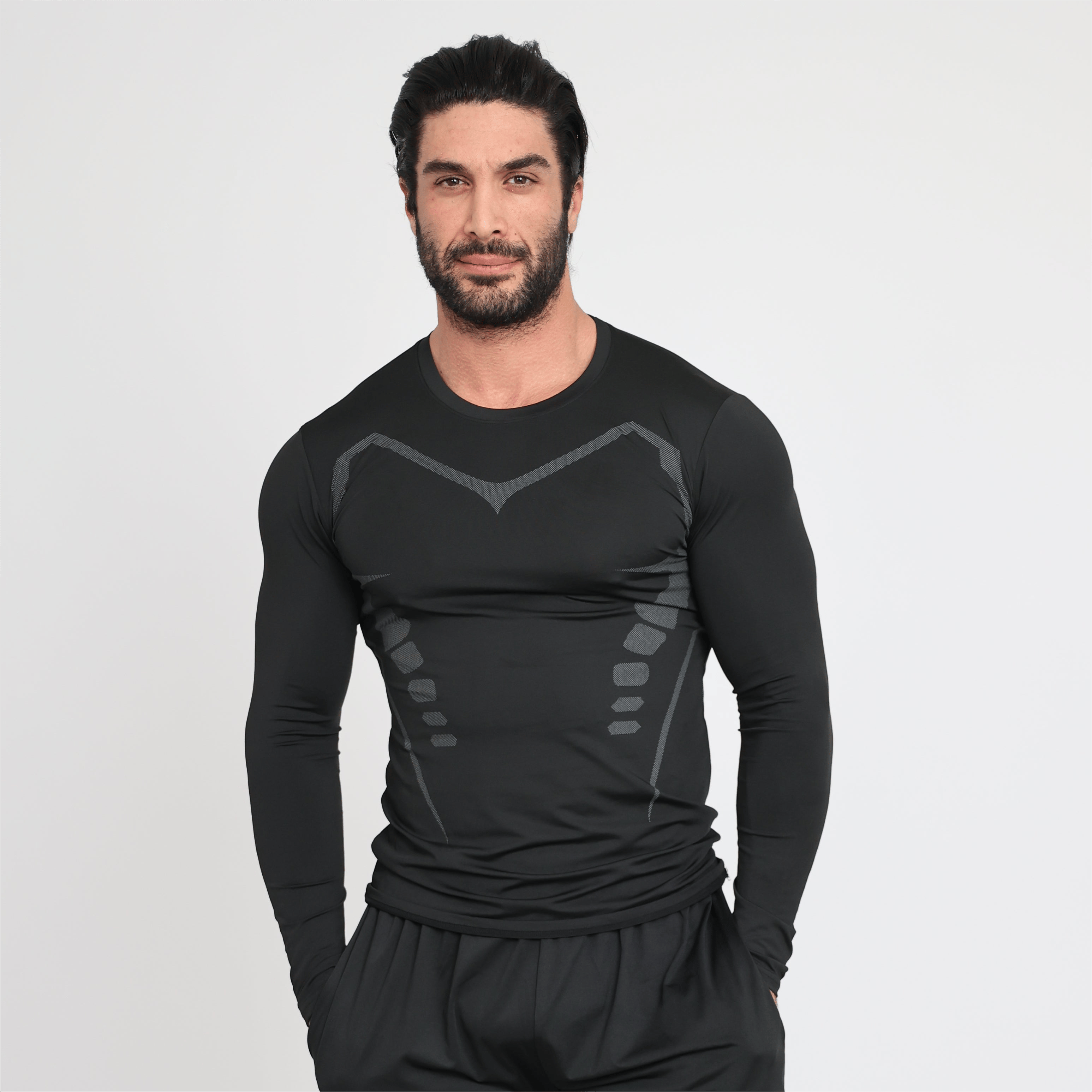 📢📢40% OFF !! ⏰ Ion Shape Long Sleeve Shirt – Slim Fit & Optimal Comfort – Modern Design, Perfect for a Polished Everyday Look – A Perfect Understanding of Men's Needs ✨🌿
