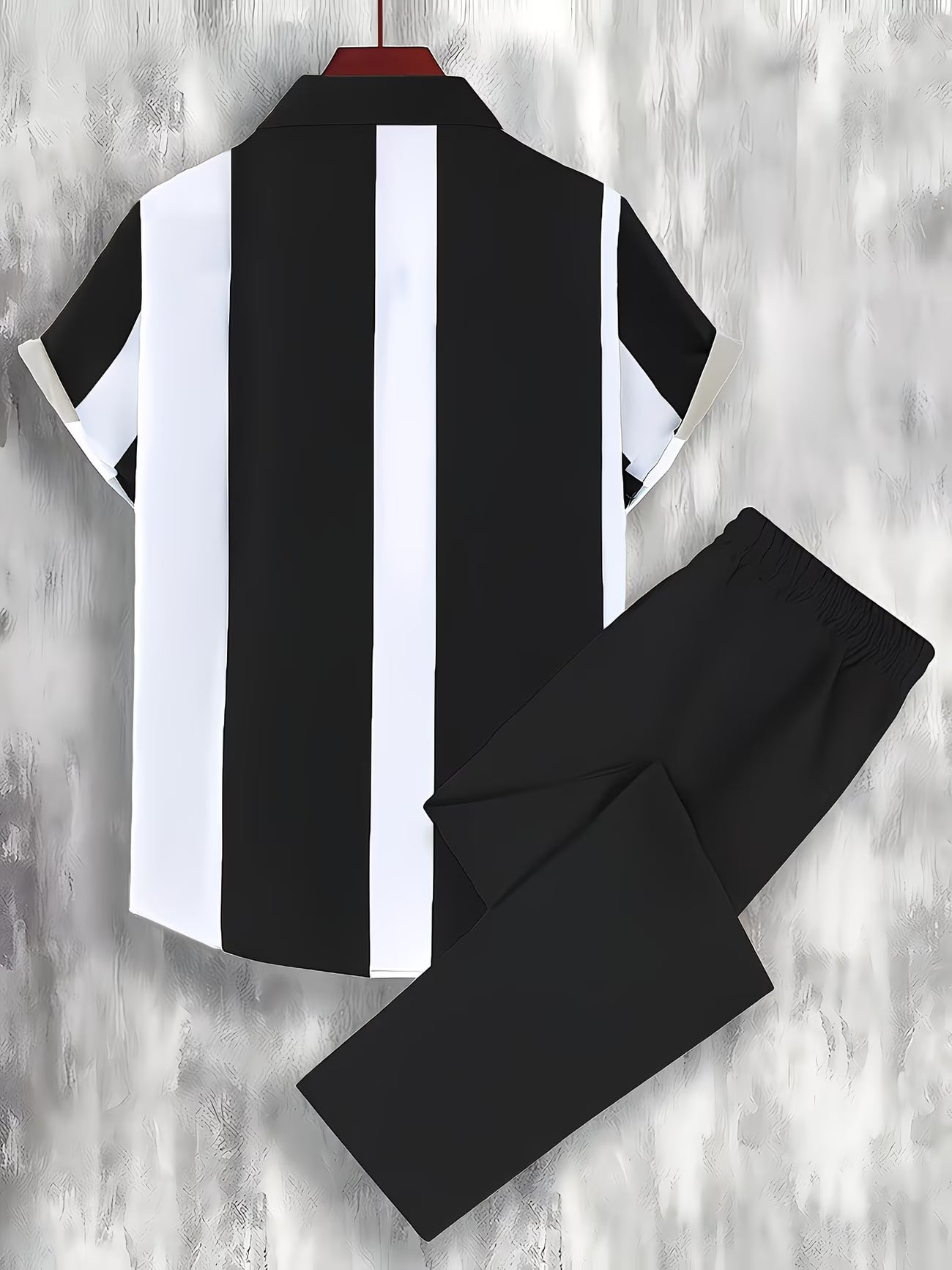 Men’s Royal Stripe Summer Set