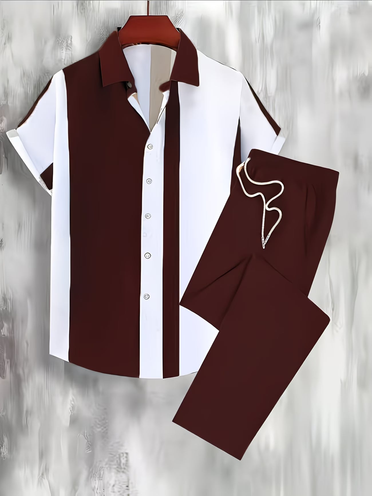 Men’s Royal Stripe Summer Set