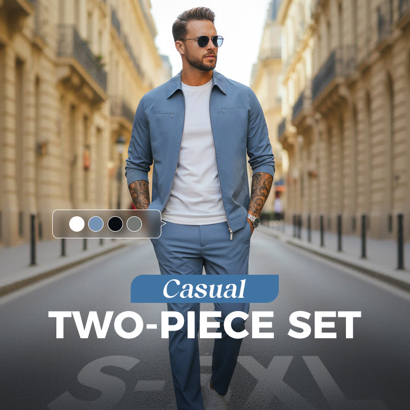 🔥Limited stock available 50% OFF🔥✈️Men's Casual 2-Piece Set