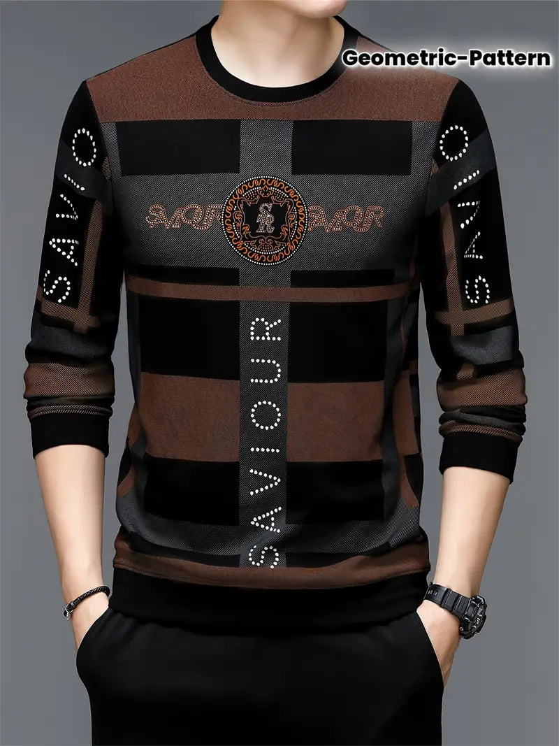 Geometric Pattern SAVIOUR Sweatshirt