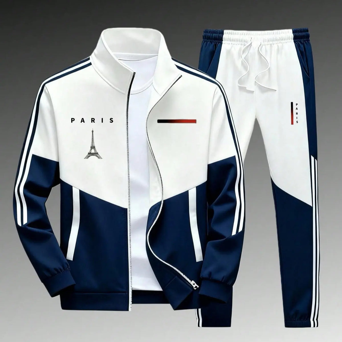 Men's Athletic Set Casual Sports Jacket and Jogging Pants