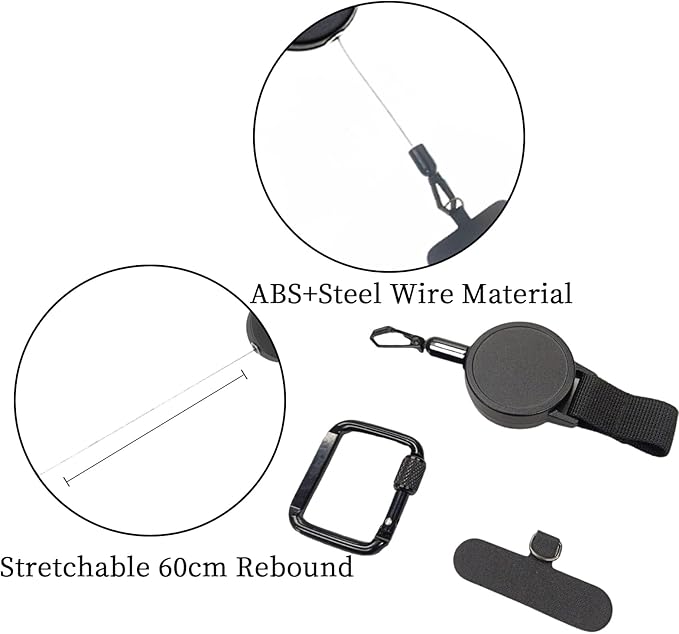 Retractable Anti-Theft Phone Holder