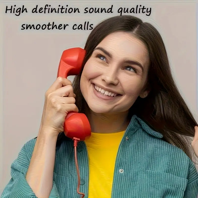 📞 Retro Handset Phone Receiver – Vintage Vibes with Modern Twist! 🎶
