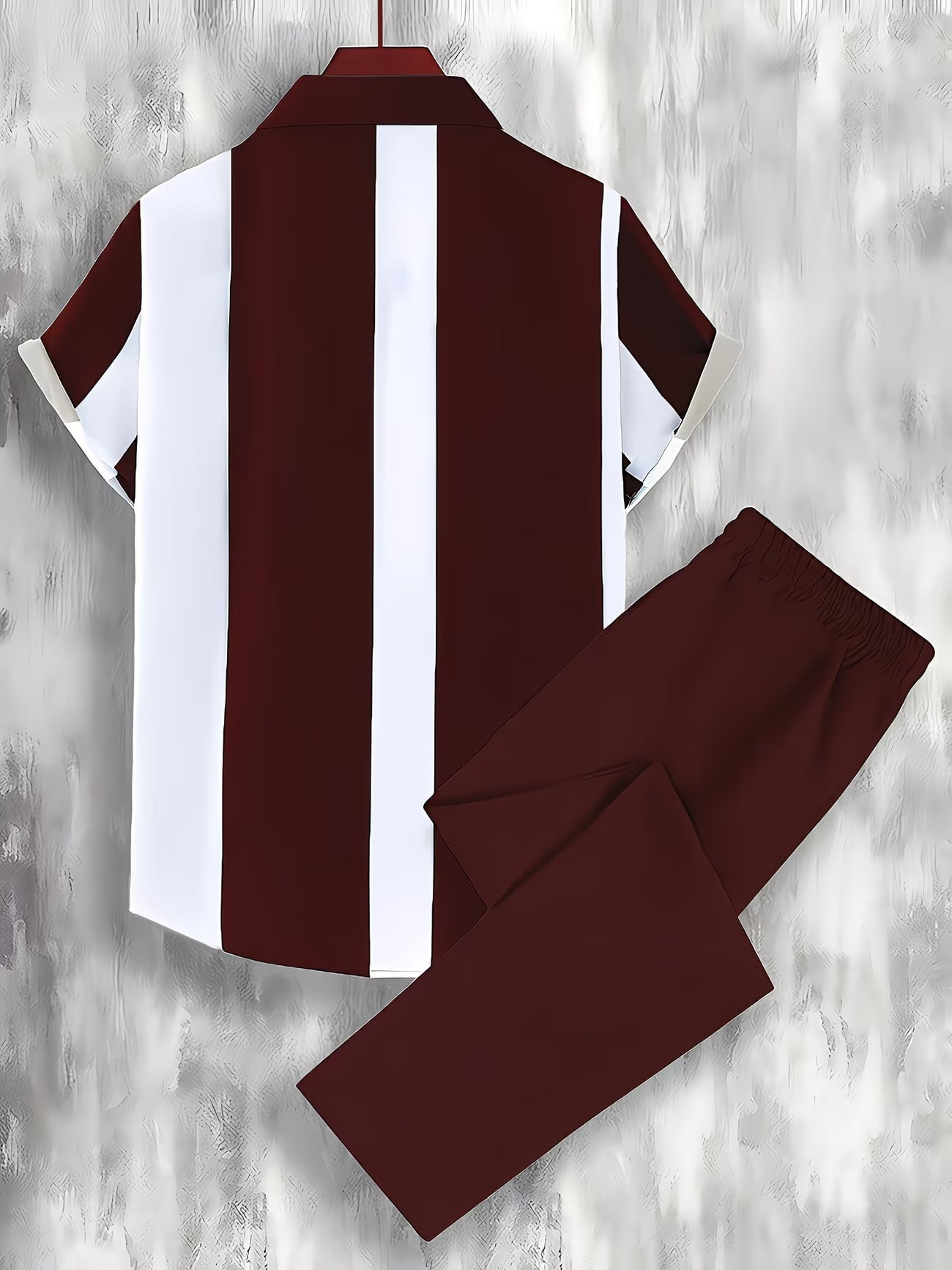 Men’s Royal Stripe Summer Set