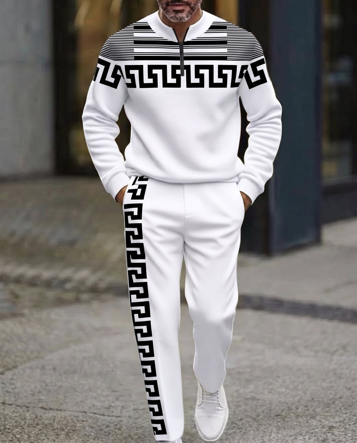 Long-Sleeved Sportswear Set