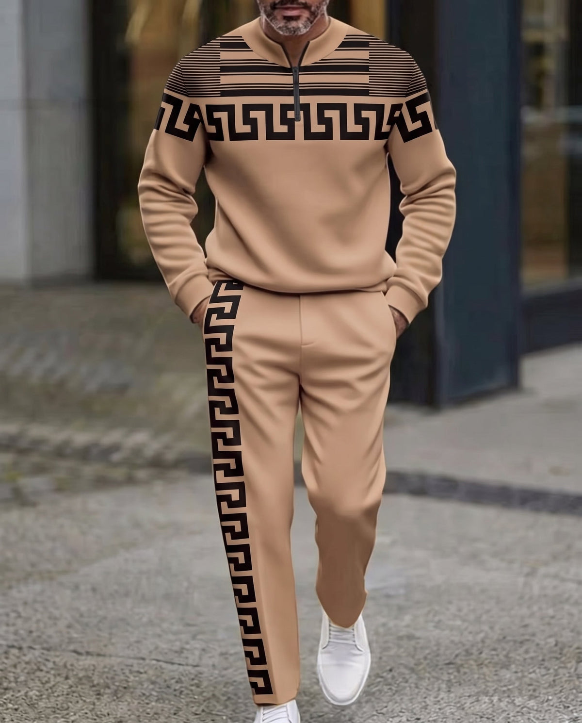 Long-Sleeved Sportswear Set