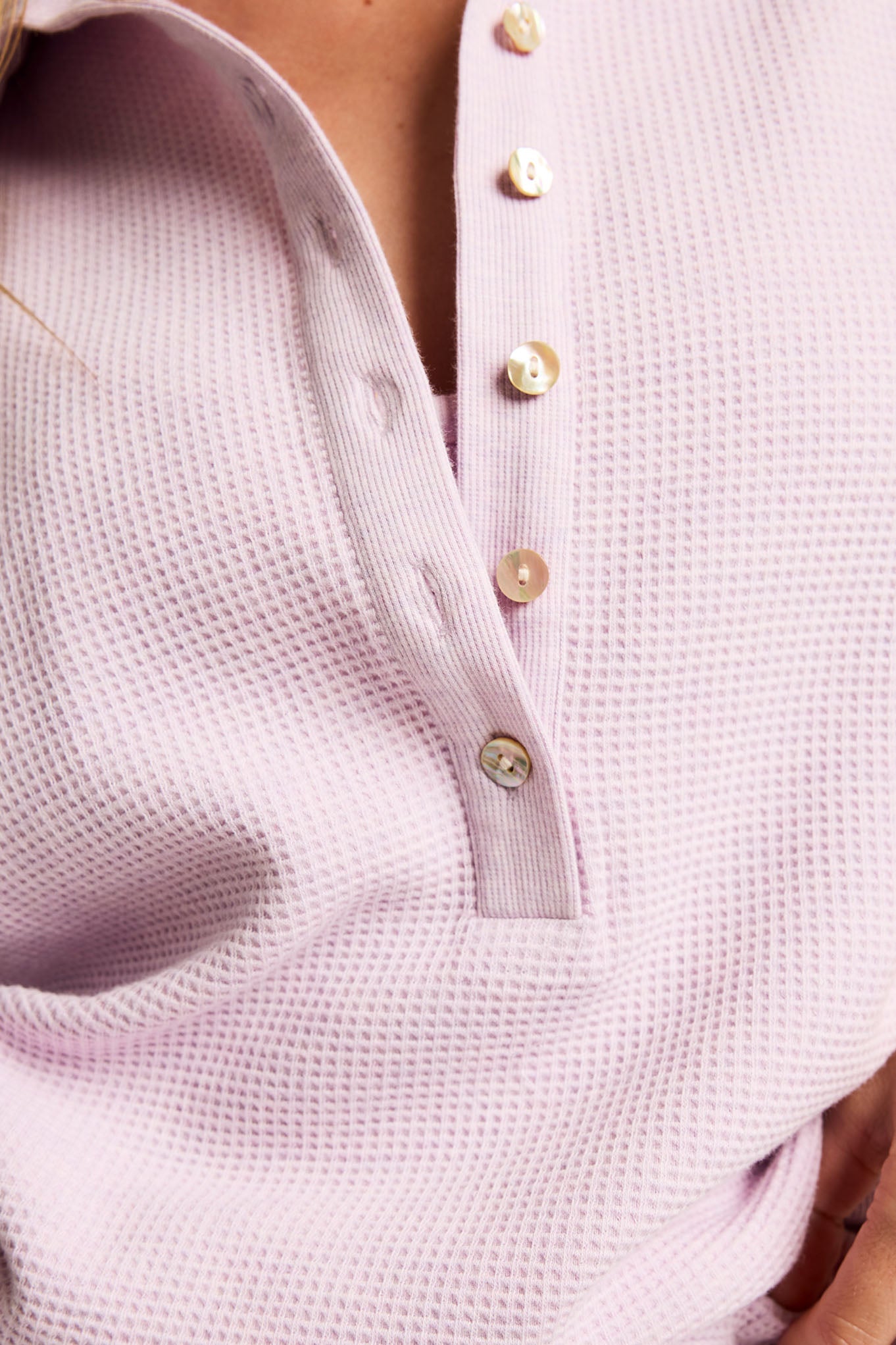 Waffle Knit Pullover