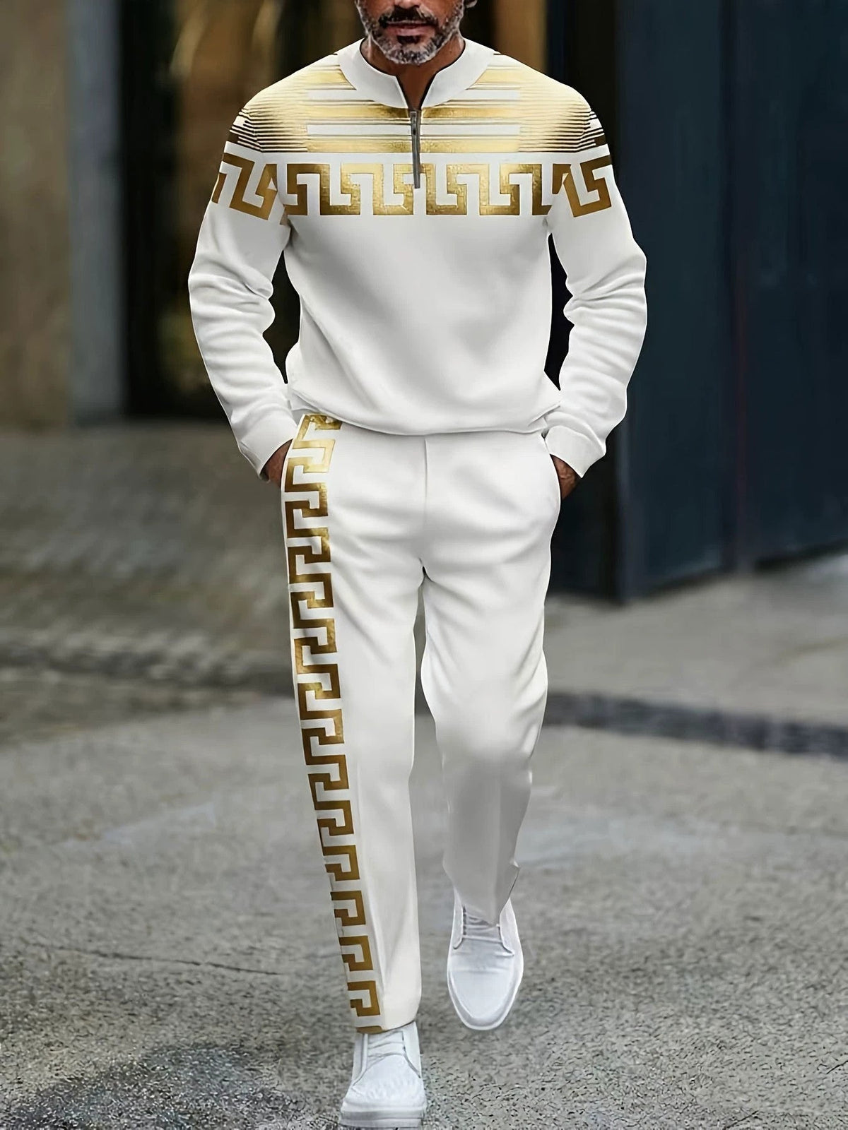 Long-Sleeved Sportswear Set