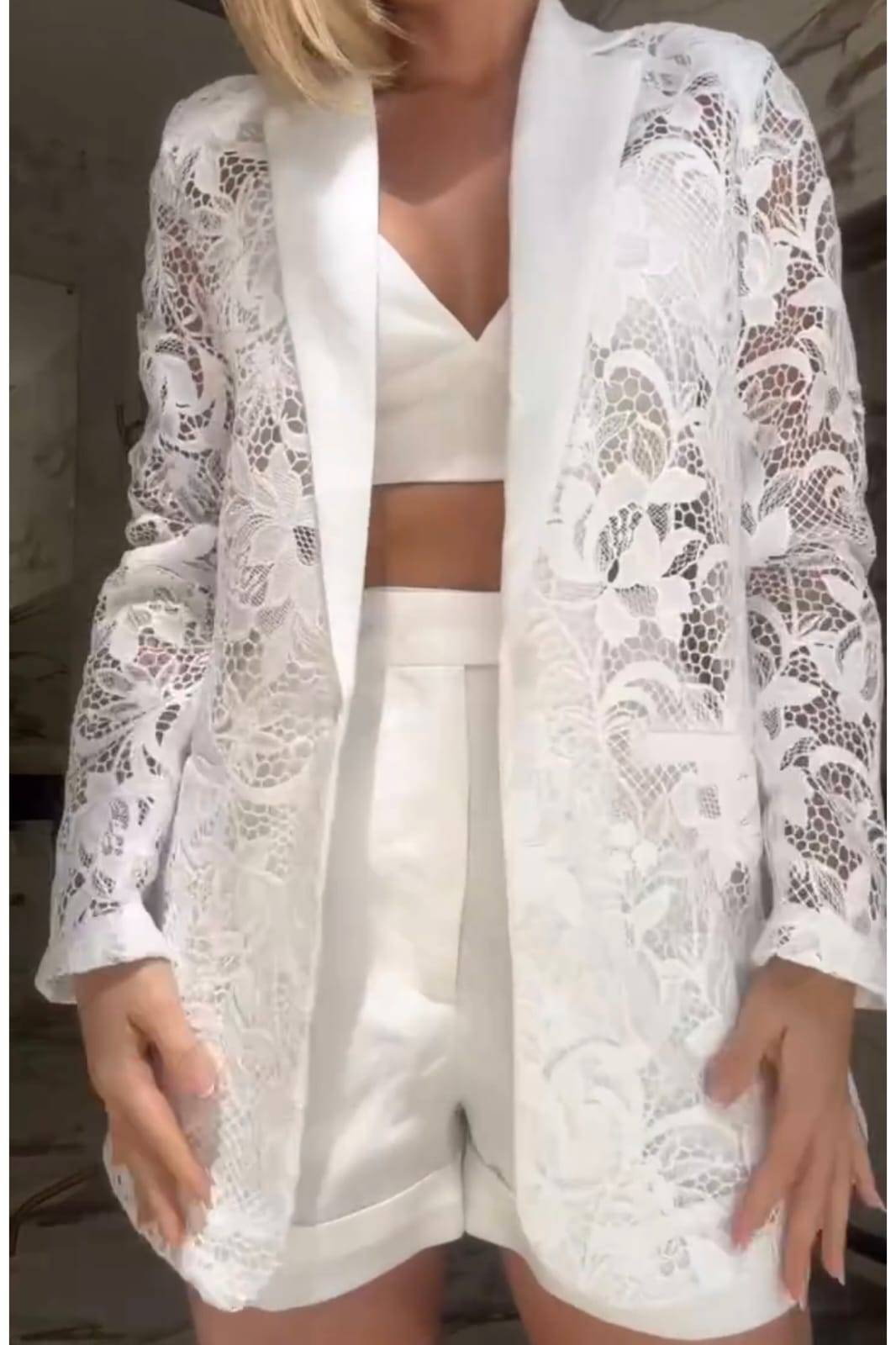 Women’s Embroidered Sheer Shirt