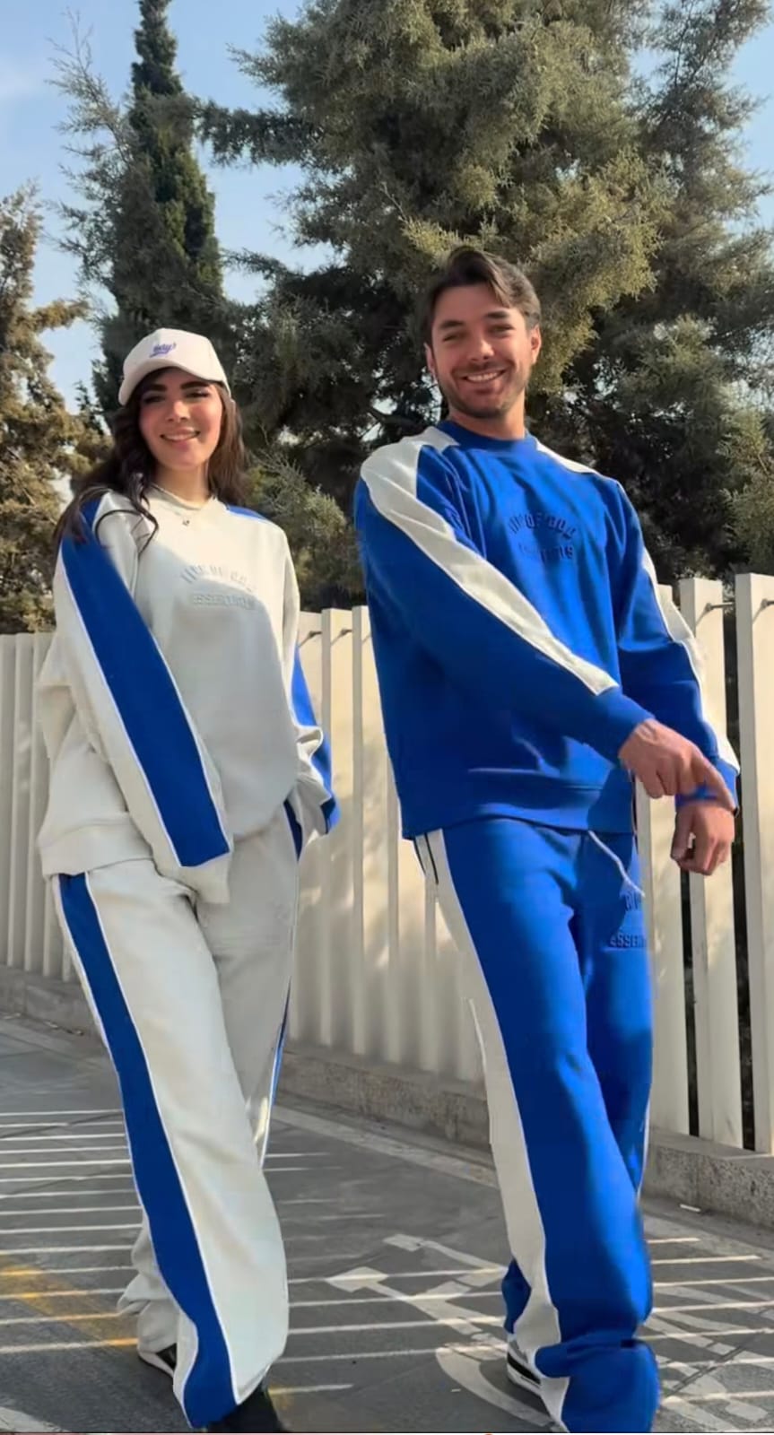 Premium Unisex Essentials Contrast Panel Co-Ord Set