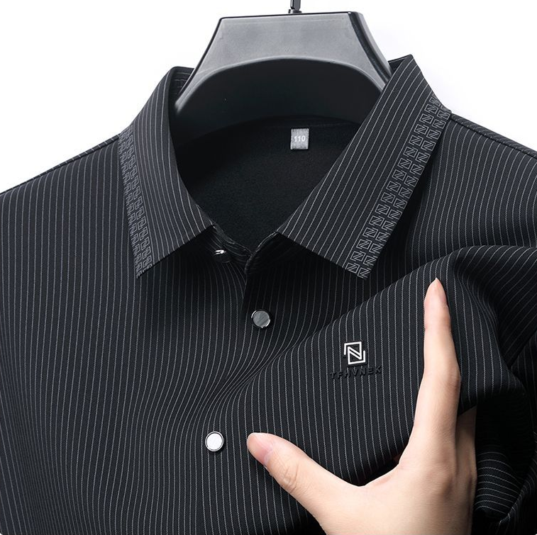 Midnight Sovereign Pinstripe Formal Shirt